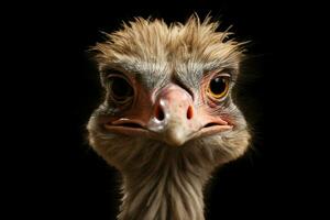 photo of Ostrich with no background