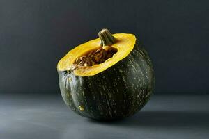 photo of acorn squash with no background