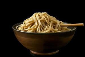 photo of asian noodles with no background