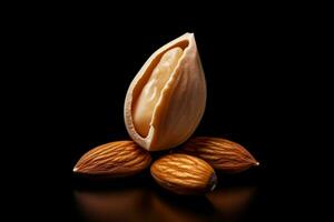 photo of almond with no background