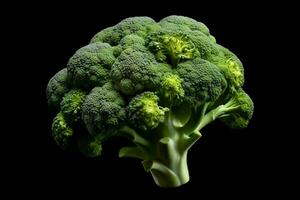 photo of broccoli with no background