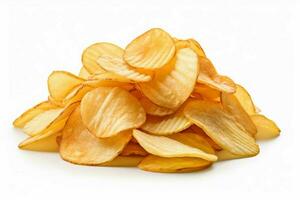 photo of chips with no background