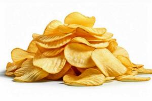 photo of chips with no background