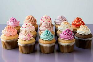 photo of cupcakes with no background