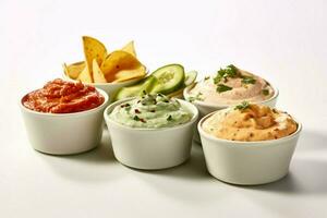 photo of dips with no background