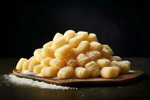 photo of gnocchi with no background