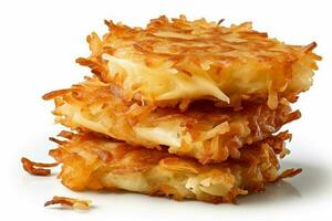 photo of hash browns with no background