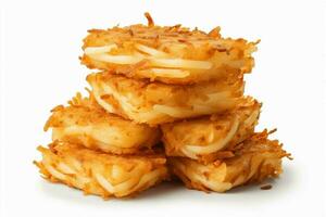 photo of hash browns with no background