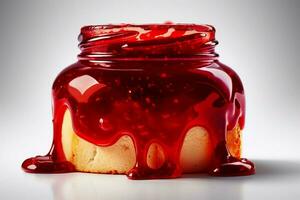 photo of jelly jam with no background