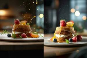 photorealistic professional food commercial photogr photo