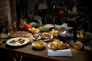 photorealistic professional food commercial photogr photo