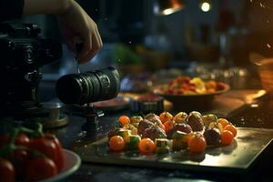 photorealistic professional food commercial photogr photo