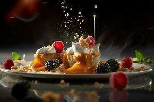 photorealistic professional food commercial photogr photo