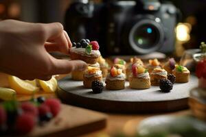 photorealistic professional food commercial photogr photo