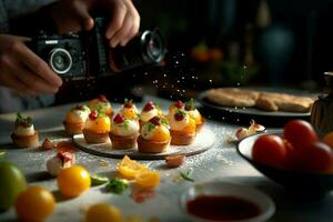 photorealistic professional food commercial photogr photo