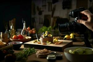 photorealistic professional food commercial photographer photo