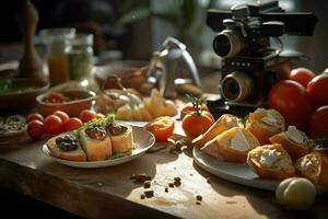 photorealistic professional food commercial photographer photo