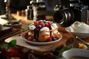 photorealistic professional food commercial photographer photo