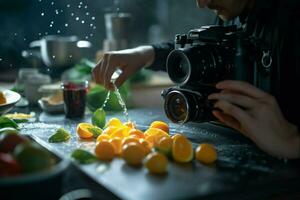 photorealistic professional food commercial photographer photo