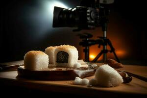 professional food photographer hired to shoot a clo photo