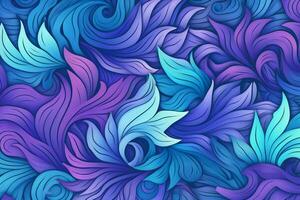 púrpura y azul fondo de pantalla con un swirly diseño foto