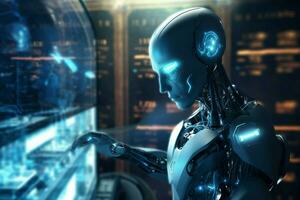 robot electronic access authentication system tec photo