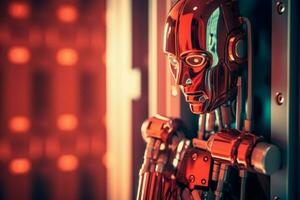robot electronic access authentication system tec photo