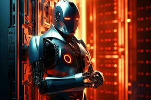 robot electronic access authentication system tec photo