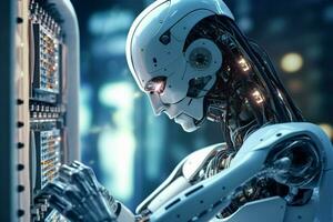 robot electronic access authentication system tec photo