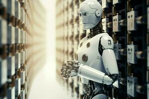 robot electronic access authentication system tec photo