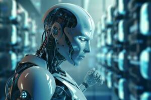 robot electronic access authentication system tec photo