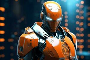 robot electronic access authentication system tec photo