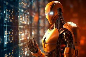 robot electronic access authentication system tec photo