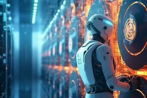 robot electronic access authentication system tec photo