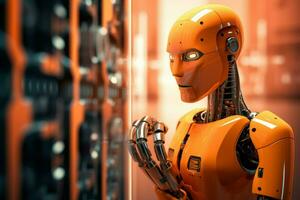 robot electronic access authentication system tec photo