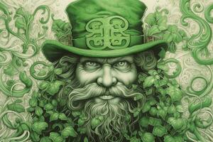 st patricks day drawings photo