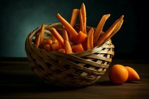 sweet potato fries basket photo