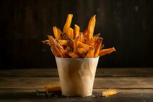 sweet potato fries pot photo