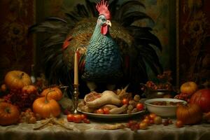 A thanksgiving turkey photo