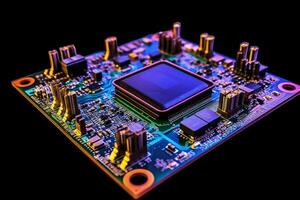 technology circuit processor with microchip photo