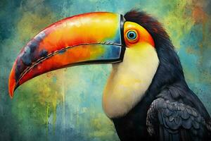 toucan bird portrait photo