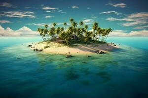 mar de la isla tropical foto