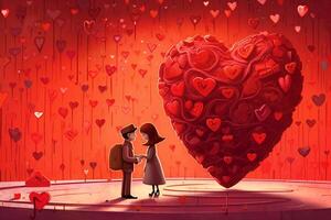 valentines day cartoons photo