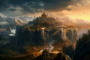 warrior gaming fictional world photo