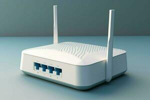 white wifi router modern photo