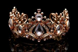 woman luxurious tiara jewelry photo