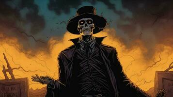 a comic book cover for the dead man photo