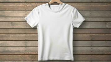 a plain tshirt mockup for designing and printing photo