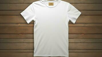 a plain tshirt mockup for designing and printing photo