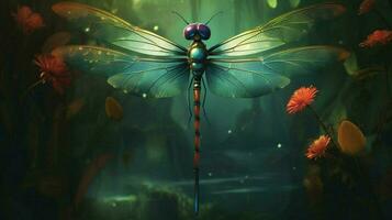 a poster for a dragonfly called dragonfly photo